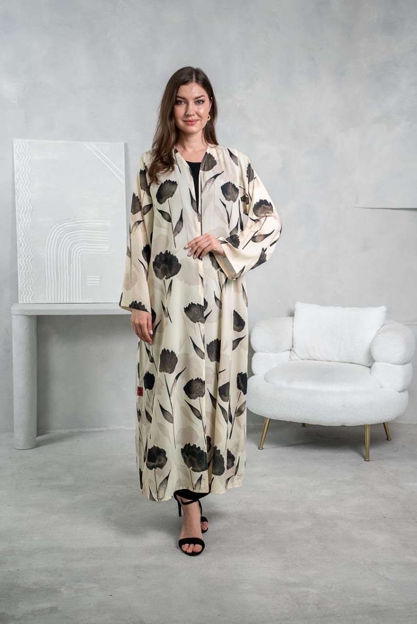 light weight Print abaya